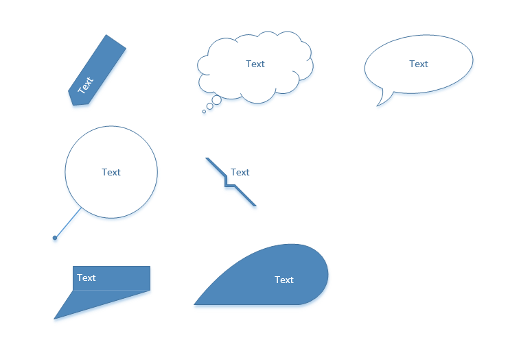 The new callouts in Visio